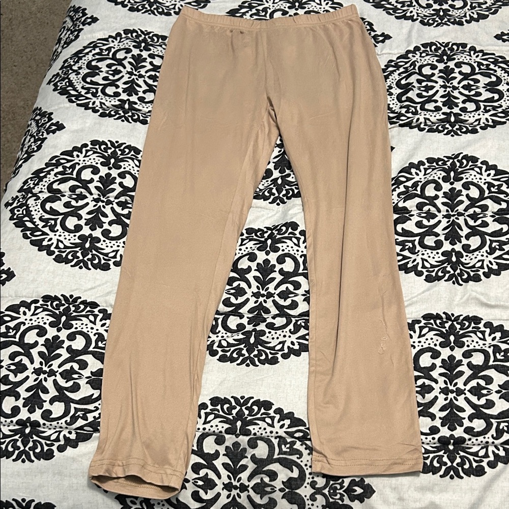Women's Tan Pajama Set